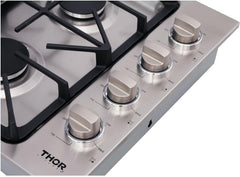 Perfectly Condition Openbox with Super Discount Thor 30 in. Drop - in Natural Gas Cooktop in Stainless Steel, TGC3001 - R - Smart Kitchen Lab