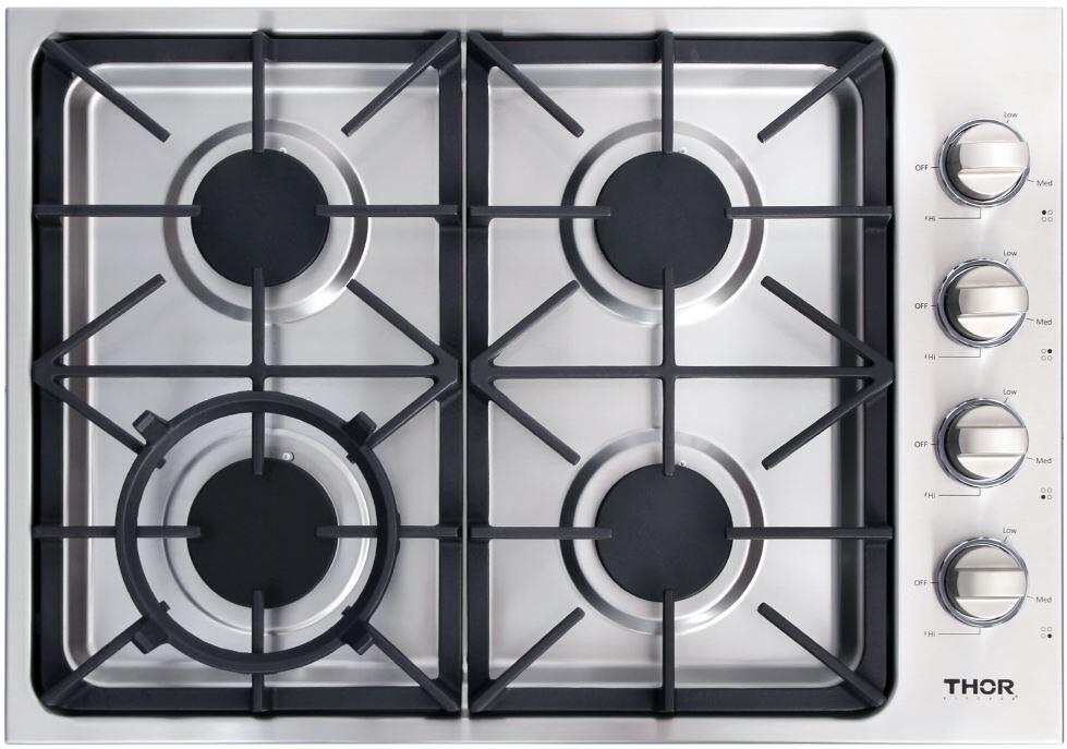 Perfectly Condition Openbox with Super Discount Thor 30 in. Drop - in Natural Gas Cooktop in Stainless Steel, TGC3001 - R - Smart Kitchen Lab
