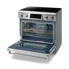 Perfectly Condition Openbox with Super Discount Thor Kitchen 36 Inch Air Fry and Self - Clean Professional Electric Range, TRE3601 - R - Smart Kitchen Lab