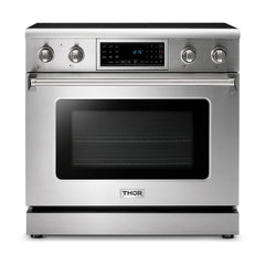Perfectly Condition Openbox with Super Discount Thor Kitchen 36 Inch Air Fry and Self - Clean Professional Electric Range, TRE3601 - R - Smart Kitchen Lab