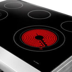 Perfectly Condition Openbox with Super Discount Thor Kitchen 36 Inch Air Fry and Self - Clean Professional Electric Range, TRE3601 - R - Smart Kitchen Lab