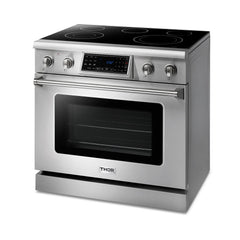 Perfectly Condition Openbox with Super Discount Thor Kitchen 36 Inch Air Fry and Self - Clean Professional Electric Range, TRE3601 - R - Smart Kitchen Lab