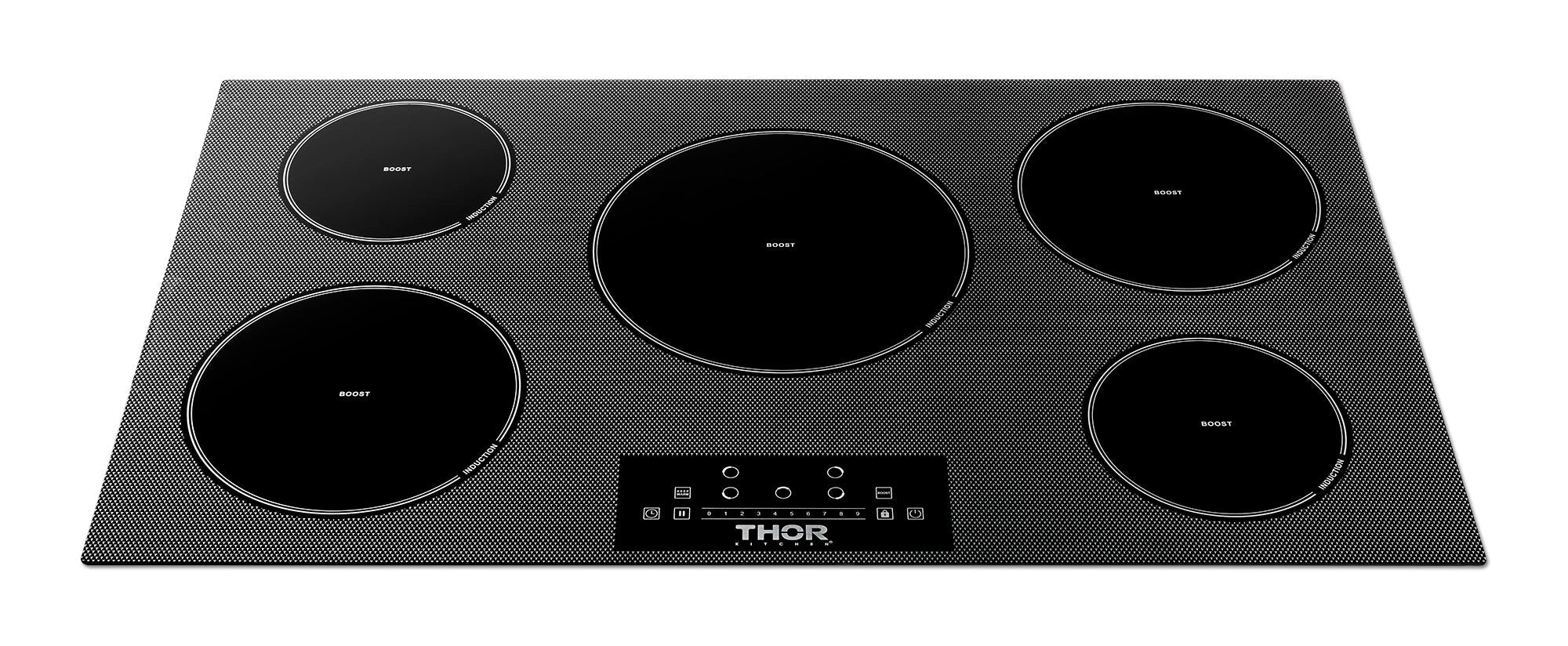 Perfectly Condition Openbox with Super Discount Thor Kitchen 36 Inch Built - In Induction Cooktop with 5 Elements, TIH36 - R - Smart Kitchen Lab