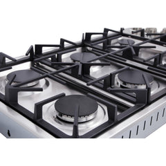 Thor 36 in. Drop - in Natural Gas Cooktop in Stainless Steel, TGC3601 - Smart Kitchen Lab