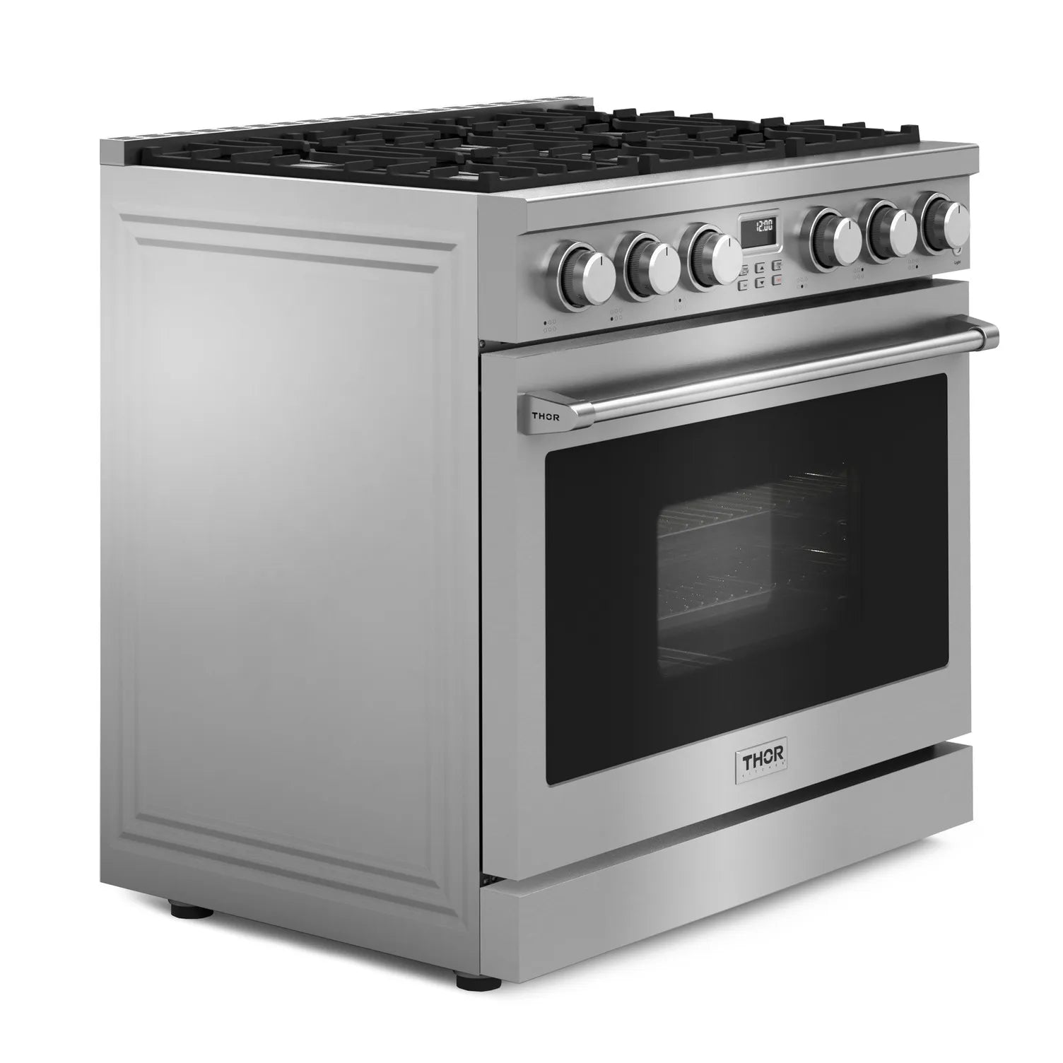 Thor Kitchen 36" Contemporary Professional Gas Range, ARG36 - Smart Kitchen Lab