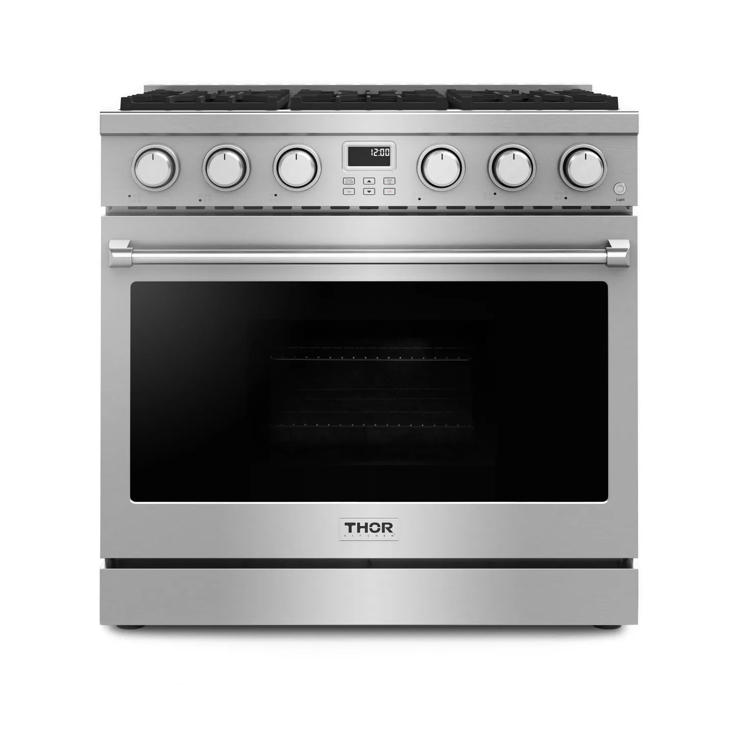 Thor Kitchen 36" Contemporary Professional Gas Range, ARG36 - Smart Kitchen Lab