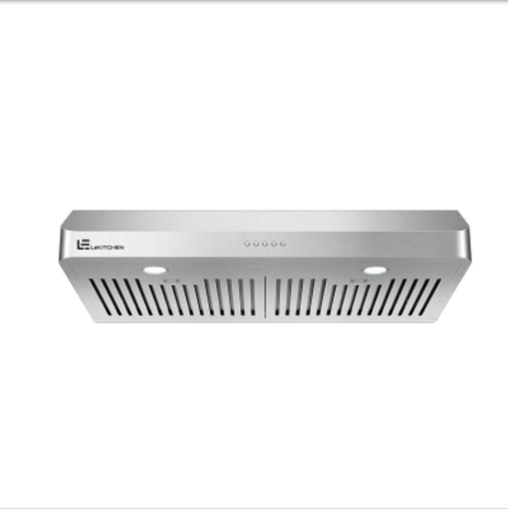30 Inch Under Cabinet Range Hood Kitchen Vent Hood Built in Range Hood for Ducted in Stainless Steel 400 CFM - Smart Kitchen Lab