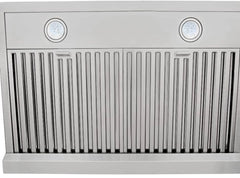 30 Inch Under Cabinet Range Hood Kitchen Vent Hood Built in Range Hood for Ducted in Stainless Steel Up to 500 CFM Permanent Stainless Steel Filters - Smart Kitchen Lab