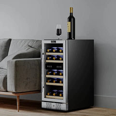 Empava 15 Inch Dual Zone Wine Cooler Wine Fridge WC02D - Smart Kitchen Lab