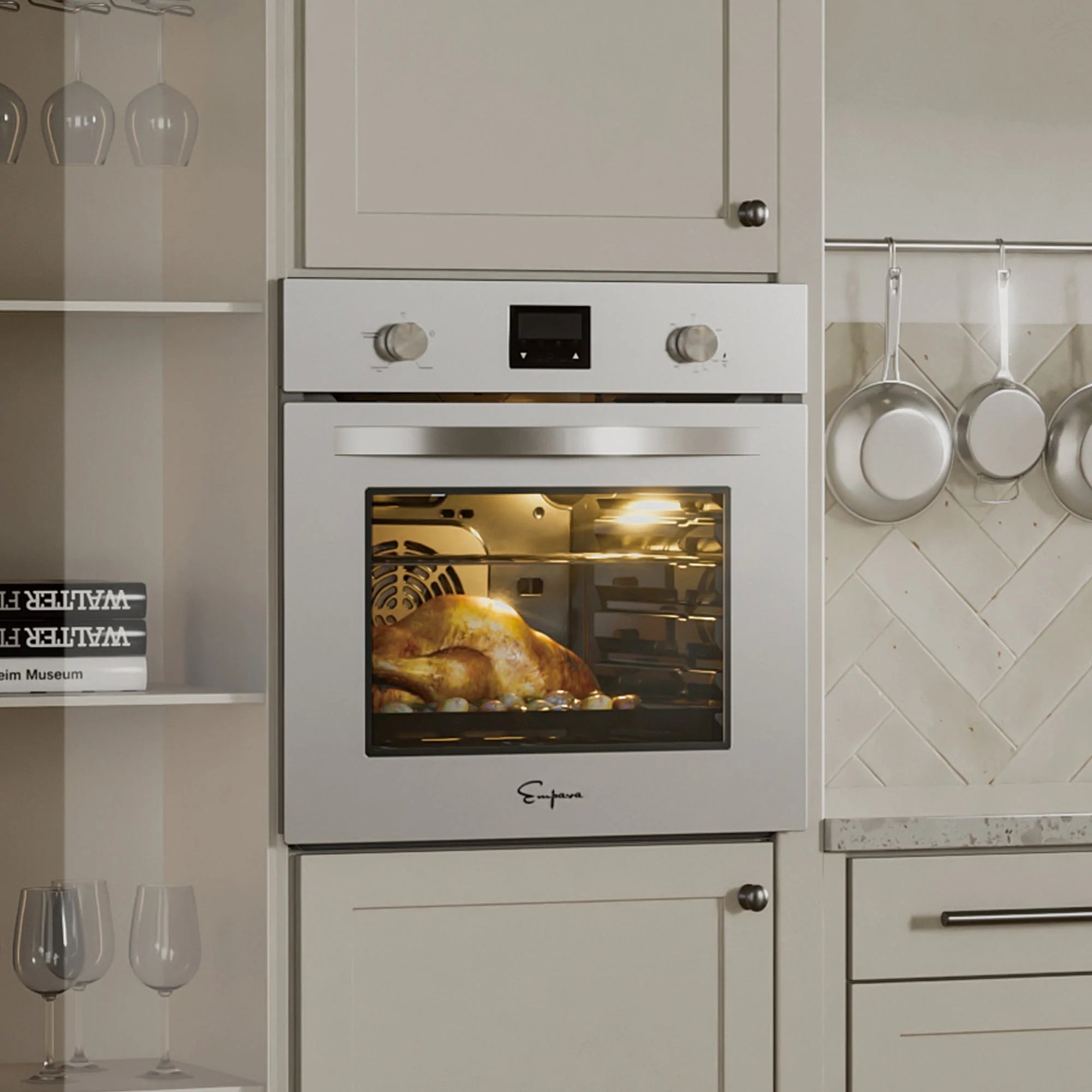 Empava 24 in 2.3 Cu. ft. Gas Wall Oven 24WO11L - Only For LPG Gas - Smart Kitchen Lab