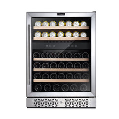 Empava 24 Inch Dual Zone Wine Cooler Beverage Fridge WC04D - Smart Kitchen Lab