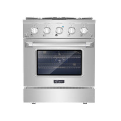 Empava 30 in. Pro-Style Slide-In Single Oven Gas Range 30GR07 - Smart Kitchen Lab