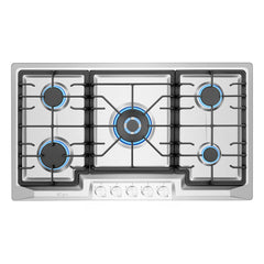 Empava 36 in. Built-in Gas Cooktops 36GC23 - Smart Kitchen Lab