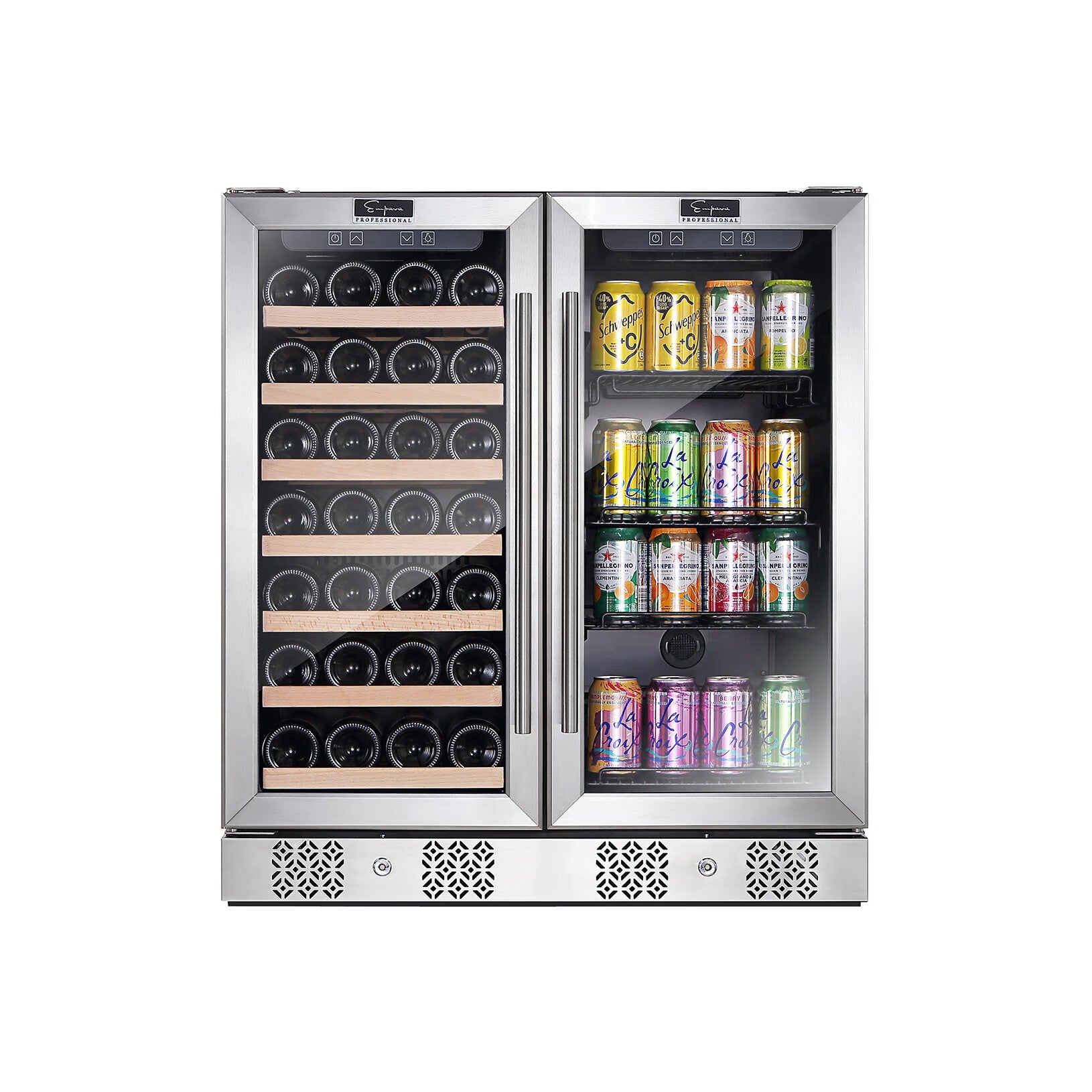 Empava Dual Zone Wine Cooler & Beverage Fridge BR04D - Smart Kitchen Lab