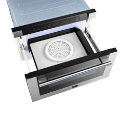 Forno 24 inch Microwave Drawer In Stainless Steel - Professional, FMWDR3000-24 - Smart Kitchen Lab