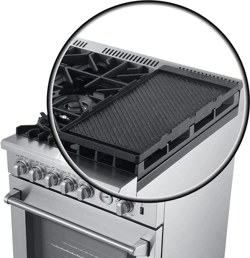 Forno 30 In. Breno Dual Fuel Range in Stainless Steel 5 Italian Burners, FFSGS6196-30 - Smart Kitchen Lab