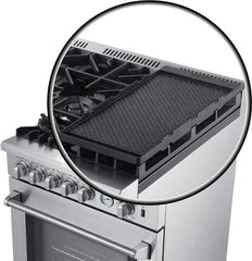 Forno 30 In. Breno Dual Fuel Range in Stainless Steel 5 Italian Burners, FFSGS6196-30 - Smart Kitchen Lab