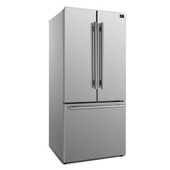 Forno 30 In. French Door Refrigerator with 17.5 cu.ft. in Stainless Steel with Ice Maker, FFFFD1974-31SB - Smart Kitchen Lab