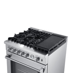 Forno 30 Inch Gas Range, 5 Burners with Air Fryer and Griddle, FFSGS6276-30 - Smart Kitchen Lab