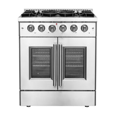 Forno 30 Inch Vittorio French Door Gas Range, FFSGS6444-30 - Smart Kitchen Lab