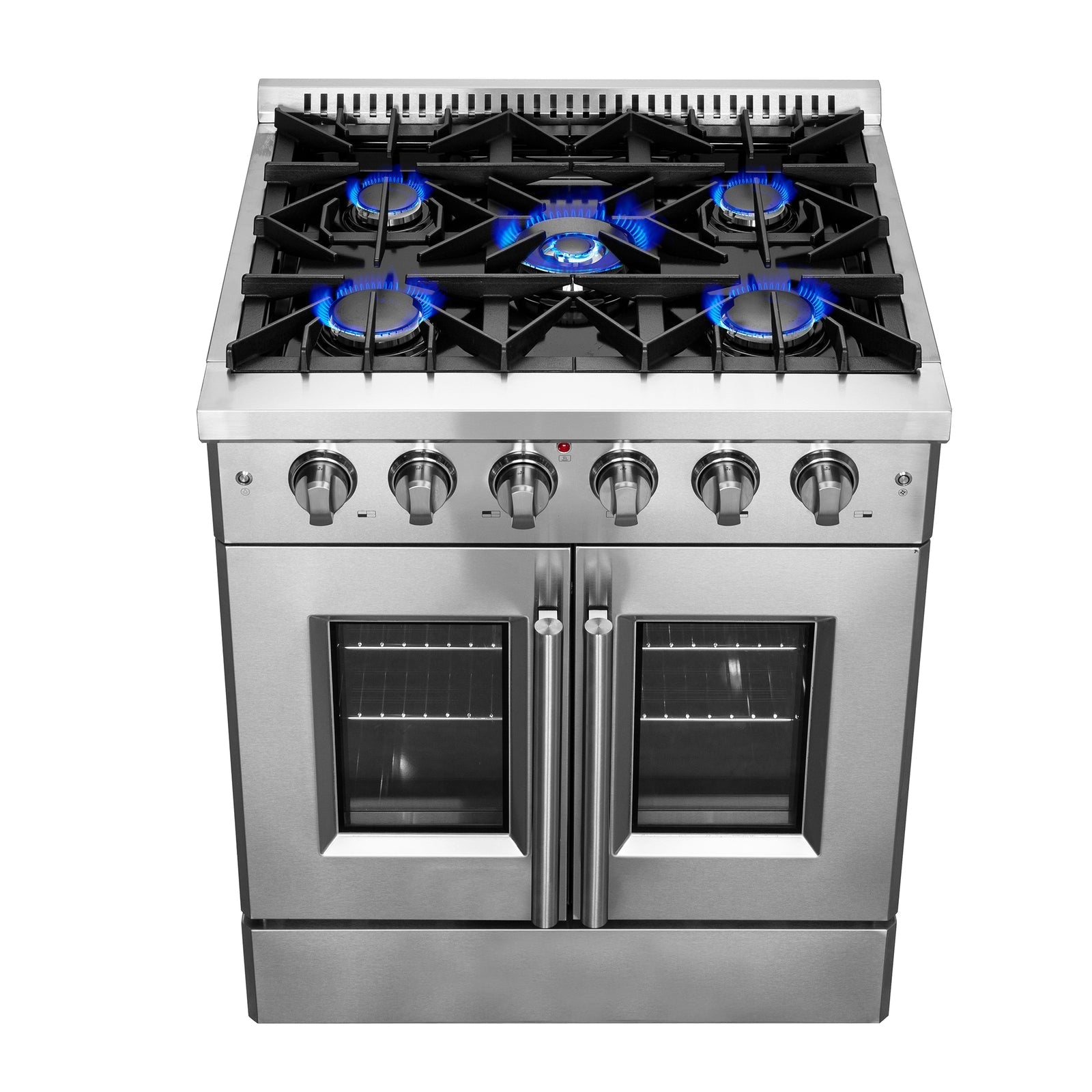 Forno 30 Inch Vittorio French Door Gas Range, FFSGS6444-30 - Smart Kitchen Lab