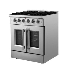 Forno 30 Inch Vittorio French Door Gas Range, FFSGS6444-30 - Smart Kitchen Lab