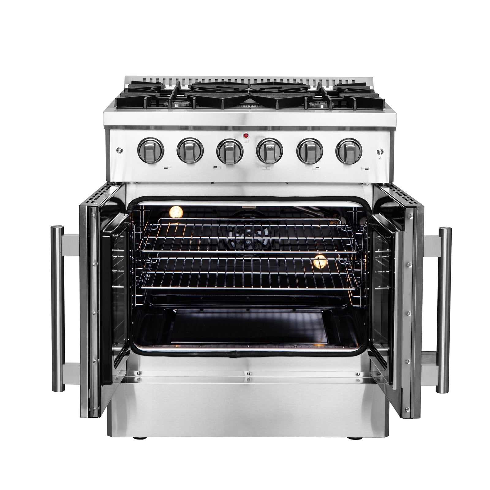 Forno 30 Inch Vittorio French Door Gas Range, FFSGS6444-30 - Smart Kitchen Lab
