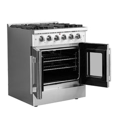 Forno 30 Inch Vittorio French Door Gas Range, FFSGS6444-30 - Smart Kitchen Lab