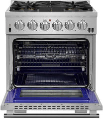 Forno 30″ Pro Series Capriasca Gas Burner / Gas Oven in Stainless Steel 5 Italian Burners, FFSGS6260-30 - Smart Kitchen Lab