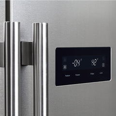 Forno 33 in. 15.62 cu.ft. French Door Refrigerator in Stainless Steel, FFRBI1805-33SB - Smart Kitchen Lab