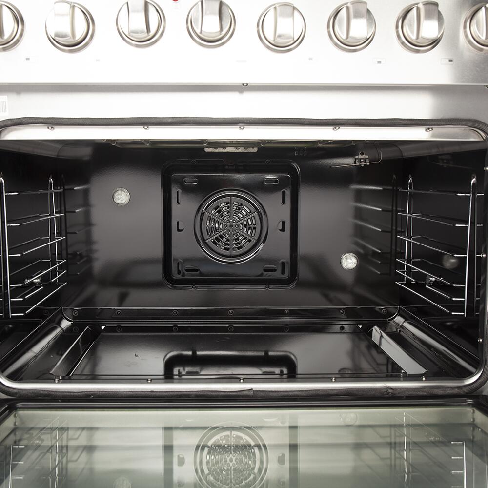 Forno 36″ Galiano Gas Burner / Electric Oven in Stainless Steel 6 Italian Burners, FFSGS6156-36 - Smart Kitchen Lab