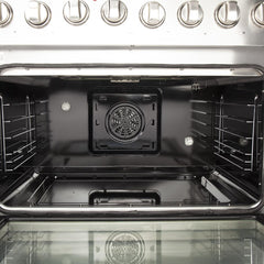 Forno 36″ Galiano Gas Burner / Electric Oven in Stainless Steel 6 Italian Burners, FFSGS6156-36 - Smart Kitchen Lab