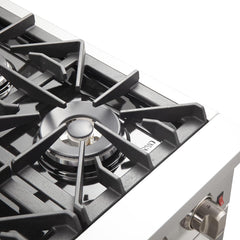 Forno 36″ Galiano Gas Burner / Gas Oven in Stainless Steel 6 Italian Burners, FFSGS6244-36 - Smart Kitchen Lab
