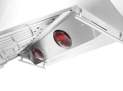 Forno 36 in. 1,200 CFM Wall Mount Range Hood and Back Splash, FRHWM5029-36HB - Smart Kitchen Lab