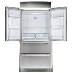 Forno 36 in. 19.3 cu.ft. French Door Refrigerator in Stainless Steel with Grill, FFRBI1820-40SG - Smart Kitchen Lab