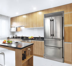 Forno 36 in. 19.3 cu.ft. French Door Refrigerator in Stainless Steel with Grill, FFRBI1820-40SG - Smart Kitchen Lab