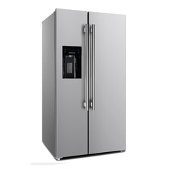Forno 36 Inch Side by Side Refrigerator with Ice Maker and Grill Kit, FFRBI1844-40SG - Smart Kitchen Lab