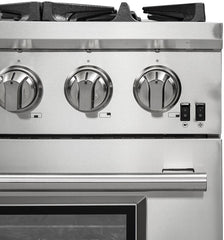 Forno 36″ Pro Series Capriasca Gas Burner / Electric Oven in Stainless Steel 6 Italian Burners, FFSGS6187-36 - Smart Kitchen Lab