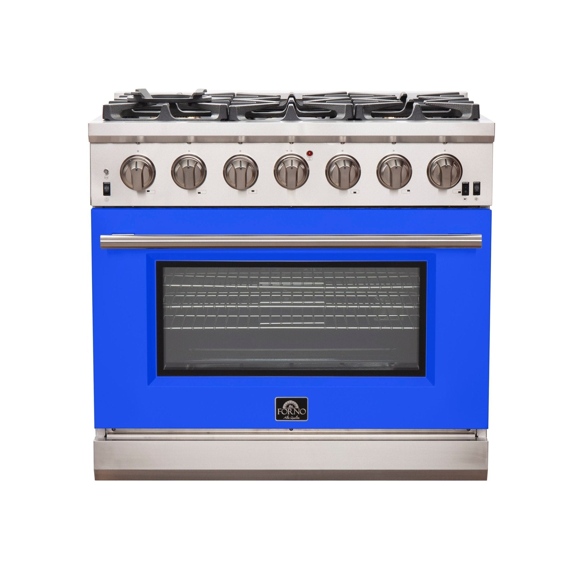 Forno 36″ Pro Series Capriasca Gas Burner / Gas Oven in Stainless Steel 6 Italian Burners, FFSGS6260-36 - Smart Kitchen Lab