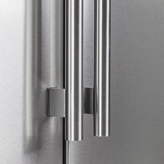 Forno 37 In. Side by Side Counter Depth Refrigerator with 15.6 cu.ft. in Stainless Steel with Steel Grill Trim, FFRBI1805-37SG - Smart Kitchen Lab