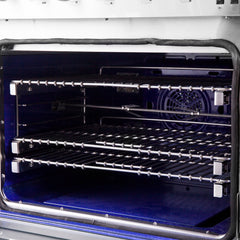 Forno 60 Inch Titanium Pro Series Capriasca Freestanding Dual Fuel Range, FFSGS6187-60 - Smart Kitchen Lab
