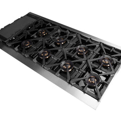 Forno 60 Inch Titanium Pro Series Capriasca Freestanding Dual Fuel Range, FFSGS6187-60 - Smart Kitchen Lab