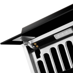 Fotile Slant Vent Series 30 in. 850 CFM Range Hood with Push Buttons in Onyx Black, JQG7522 - Smart Kitchen Lab