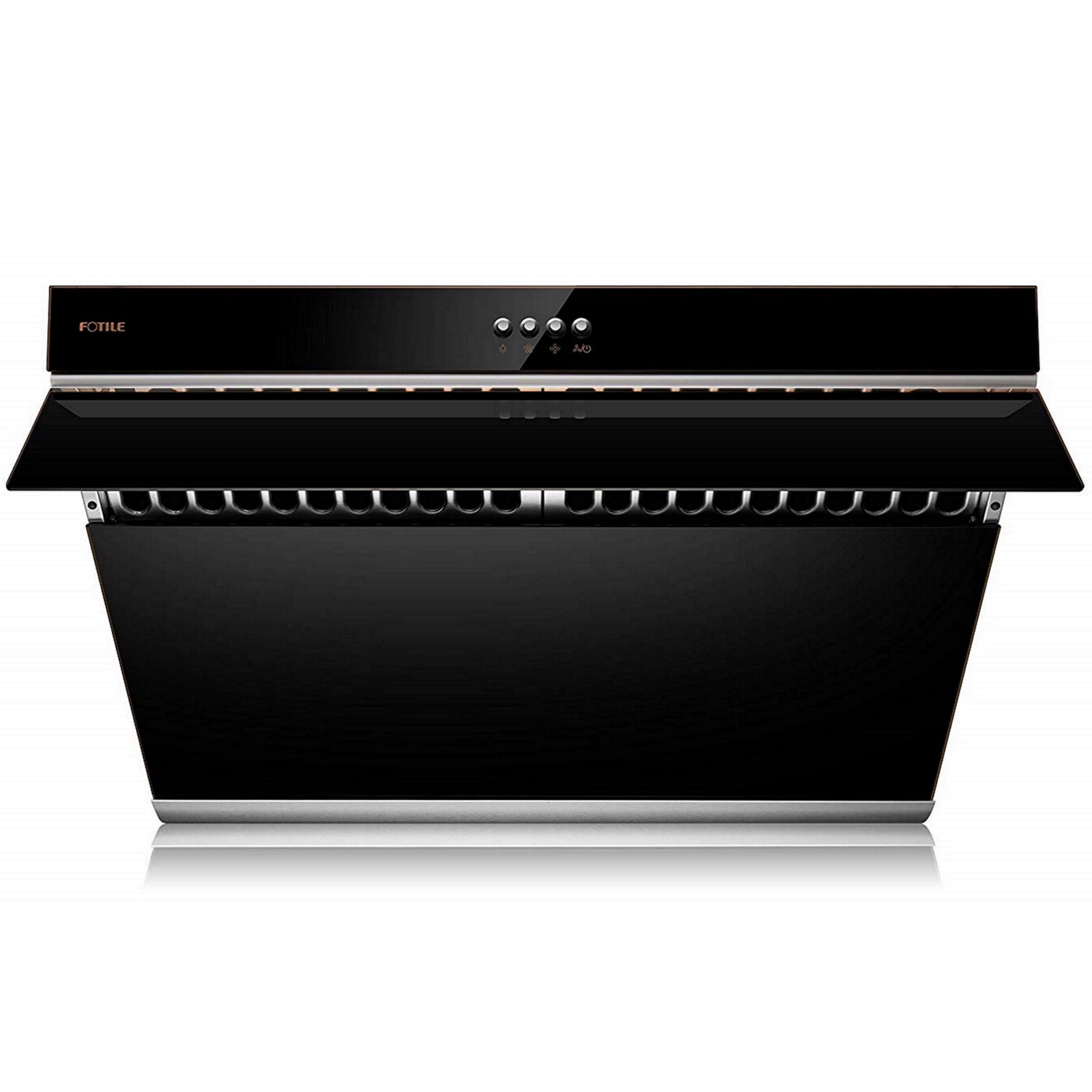 Fotile Slant Vent Series 30 in. 850 CFM Range Hood with Push Buttons in Onyx Black, JQG7522 - Smart Kitchen Lab