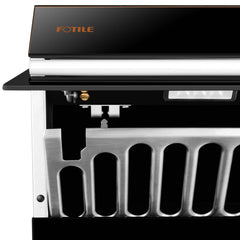 Fotile Slant Vent Series 30 in. 850 CFM Range Hood with Push Buttons in Onyx Black, JQG7522 - Smart Kitchen Lab