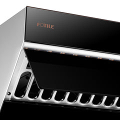 Fotile Slant Vent Series 30 in. 850 CFM Range Hood with Push Buttons in Onyx Black, JQG7522 - Smart Kitchen Lab