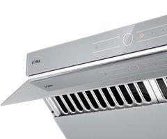 Fotile Slant Vent Series 30 in. 850 CFM Range Hood with Touchscreen in Silver Gray, JQG7501.G - Smart Kitchen Lab