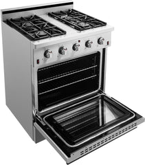 NXR 30 in. 4.5 cu.ft. Pro-Style Propane Gas Range with Convection Oven in Stainless Steel, SC3055LP - Smart Kitchen Lab