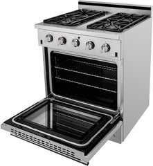 NXR 30 in. 4.5 cu.ft. Pro-Style Propane Gas Range with Convection Oven in Stainless Steel, SC3055LP - Smart Kitchen Lab