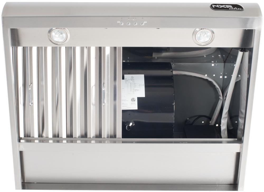 NXR 30 in. Professional Under Cabinet Stainless Steel Range Hood, RH3001 - Smart Kitchen Lab
